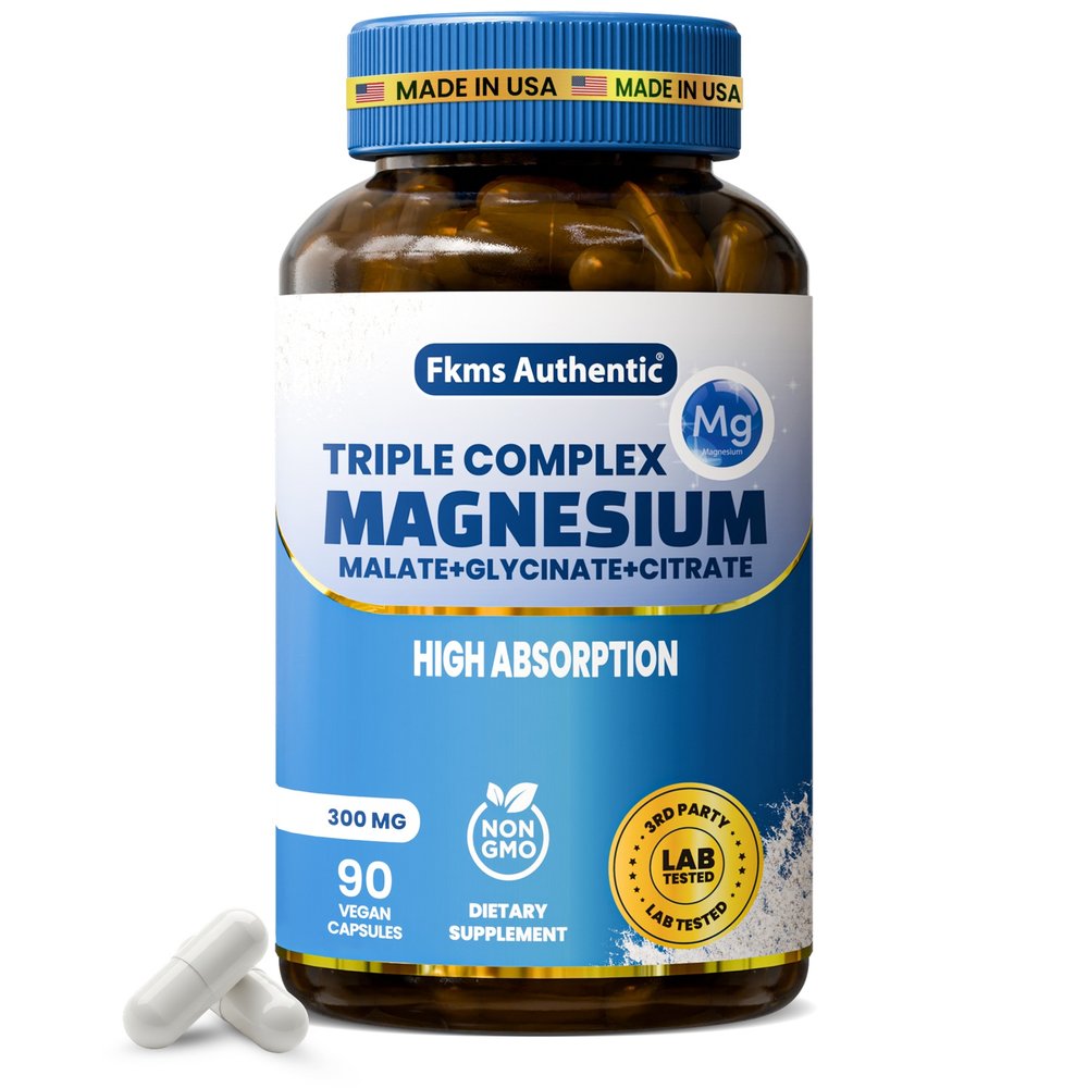 FKMS Authentic Triple Magnesium Complex — 90 vegan capsules