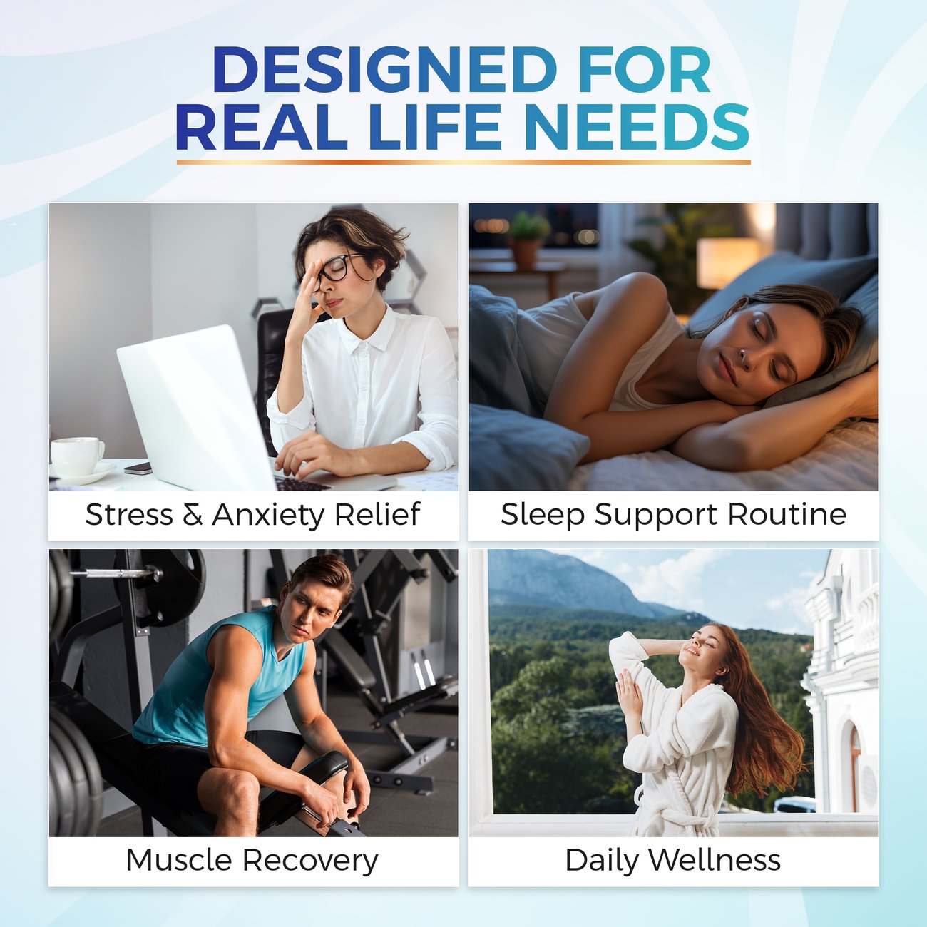 Sleep deeper, feel calmer — triple magnesium designed for real daily relief