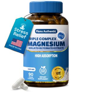 FKMS Authentic® Triple Magnesium Complex – 2 Bottles (Save 30%)